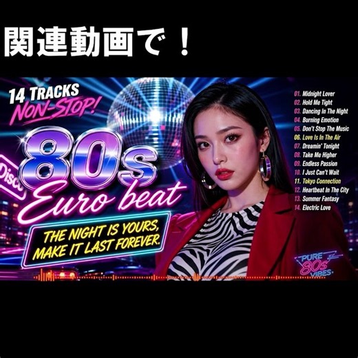 【80s Eurobeat】80年代ユーロビート ｜熱く激しいEurobeat BGM