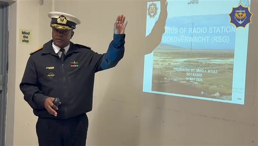 WATCH || SA Navy || The Chief Of The South African Navy, Vice Admiral Monde Lobese, Visits Radio Station Goedverwacht, one of the three Naval Strategic Communication Centres. Footage By SA Navy. #SANDF #SANavy #ToBeUnchallengedAtSea #ToWinAtSea | SA National Defence Force