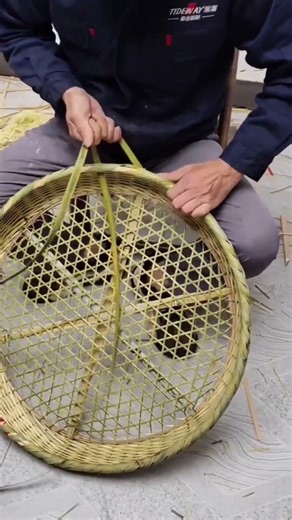 One Process Of Making A Bamboo Basket 🧺🌿