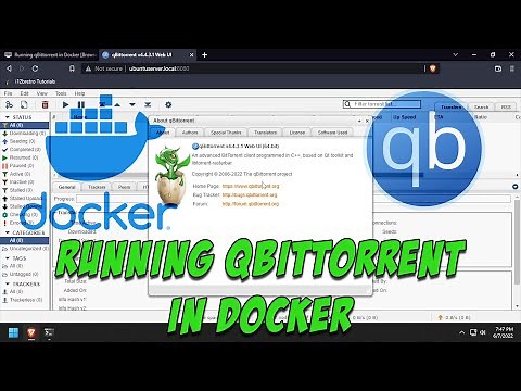 Running qBittorrent in Docker [Browser Based BitTorrent Client]