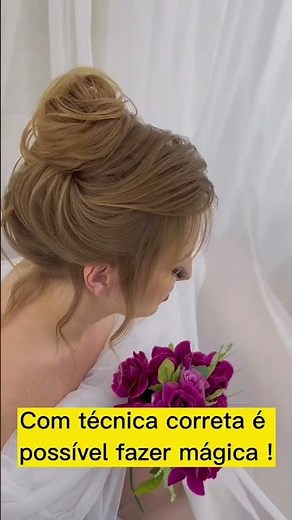 Penteado em pouco cabelo! #hairstyle #peinados #penteados #shorts