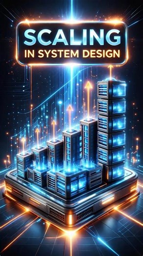 System Design Scaling Explained in 30 Seconds 🚀 | Horizontal vs Vertical Scaling