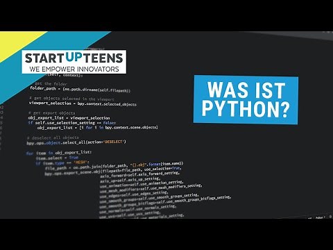 Was ist Python? (Python Tutorial #6)