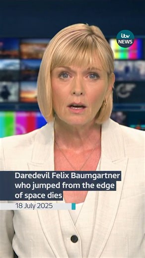 Austrian daredevil Felix Baumgartner, who shot to global fame after jumping from the edge of space, has died at the age of 56. The extreme athlete reportedly suffered a cardiac arrest during a paragliding flight along the Adriatic coast on Thursday afternoon when he lost control of his aircraft. #itvnews #news | ITV News