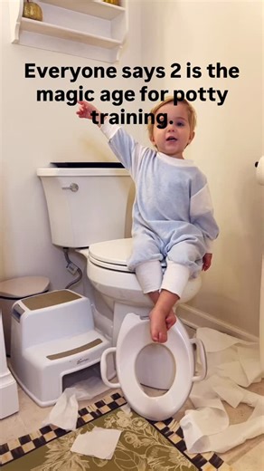 As a potty training expert…. You would think potty training in my house would go smooth and great… it has for my last 2 children but my third has had different plans. I was ready to start ( had all the gear, set the date, made the plan) and my two year old entered the “NO” phase hard! I stopped and took my own TMC advice and didn’t start potty training… Why? Because who wants to start in the middle of a phase of your toddler not following what you want them to do ?! How many times when I work wi