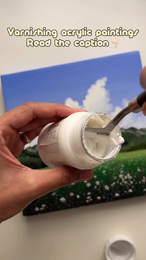 Preserving Your Artwork: Why Varnishing Is Important for Acrylic PaintingsVarnish provides a protective layer that shields the painting from dust, dirt, smoke, UV radiation, and physical damage. It helps preserve the artwork's colors and surface by preventing contaminants from coming into direct contact with the paint. Acrylic paints can sometimes appear slightly dull when they dry due to the change in texture from wet to dry. Varnishing can enhance the vibrancy of the colors, making the paintin