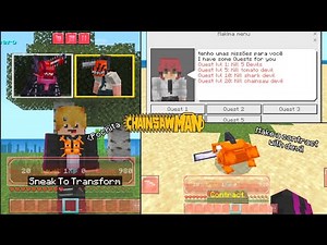 Chainsaw Man Update For Minecraft PE | New Devil!