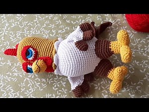 How to Crochet the Rooster Bartolito Amigurumi - Step by Step
