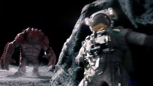 Astronauts Attacked By Monster On The Moon Beans Commercial