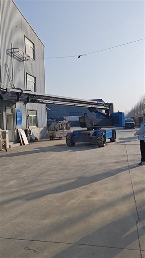 Wheeled aerial work platform #aerialworkplatform #lifter #installation #construction