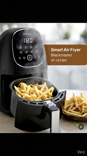 Bolde Smart Air Fryer ✅ Lebih sehat ✅ Lebih praktis ✅ Lebih modern Cocok untuk: 🍗 Ayam & daging 🍟 Kentang & snack 🥐 Frozen food 🍳 Masakan harian 🖤 Hitam elegan. Performa maksimal. Sekali pakai, nggak balik ke cara lama. Dapatkan seharga Rp 529,000 di boldestore dan marketplace online ! | BOLDe