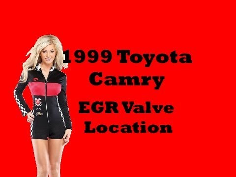 1999 Toyota Camry EGR Valve Location