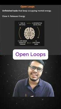 Close your Open Loops| Low energy level & Cluttered Mind