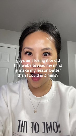 with just a few words 😱 mind blown by this AI website for teachers. Comment YEs for the link! #teachersoftiktok #teachertok #teacherlife #teacherfyp #educatorsoftiktok