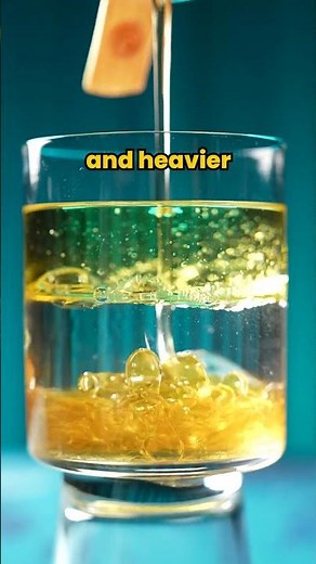 How does Liquid Density Experiment work? Easily explained #shorts #science #experiment #explained