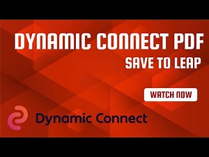 Dynamic Connect PDF - Save to Leap