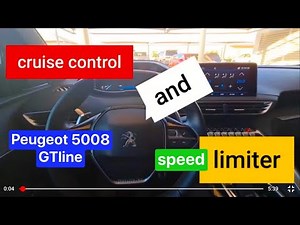 How to activate the cruise control on the Peugeot 5008 - 3008. - Peugeot 5008 (MK 2)
