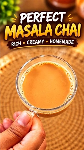Perfect Masala Chai ☕ | Creamy Indian Tea Recipe #shorts