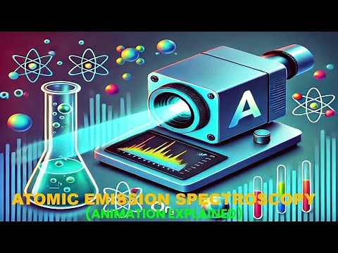 Atomic Emission Spectroscopy (AES) Animation Explainer #spectroscopy #spectroscopictechniques