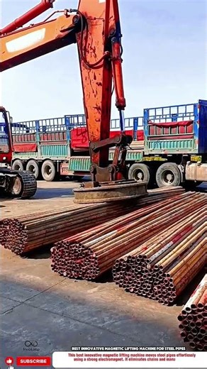 Best Innovative Magnetic Lifting Machine for Steel Pipes