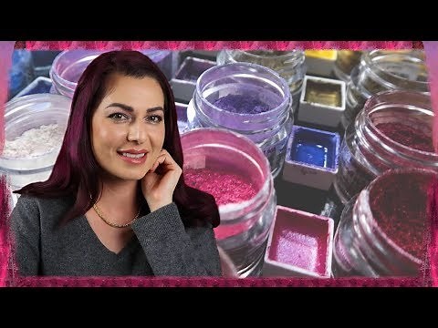 Luminescent Relaxation 🎨DIY Metallic Watercolor Paint Tutorial
