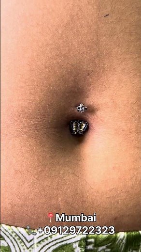 ✨ Belly Button Piercing Transformation ✨ | Safe & Professional Navel Piercing by Female Artist 💎