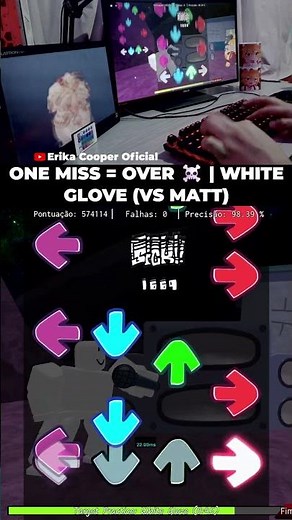 ONE MISS = OVER ☠️ WHITE GLOVE VS MATT #fnf #funkyfriday