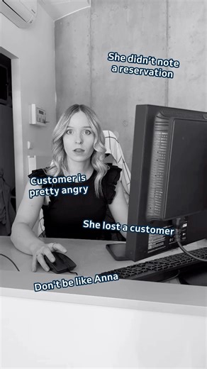 Reservio - Online Booking System on Instagram: "The best way to prevent double bookings? Reservio, of course ✅ Anna knows it now 👩 …and you should too 🗓️"