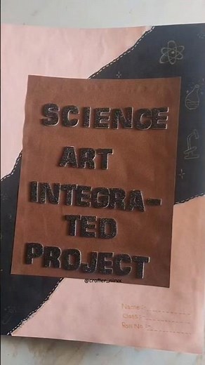 Science Art Integrated project on Natural disaster (Volcano & cyclone) ✨