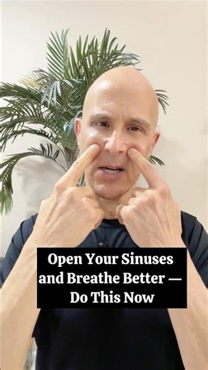 Open Your Sinuses and Breathe Better — Do This Now! #drmandell #sinus #congestion #nose