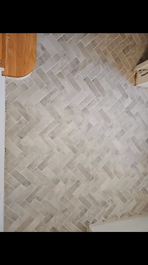Job i finished this morning. Herringbone pattern | Tim Booher