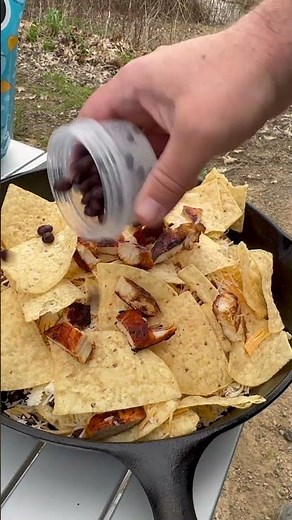 CAMPFIRE NACHOS #campfire #nachos #outdoorcooking