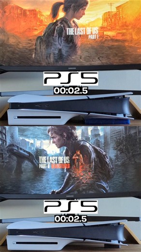 The Last Of Us Part 1 vs 2 PS5 Speed Comparison