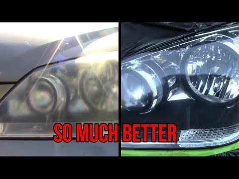 Headlight Renewal Using Nulens Kit From Mothers (Restore)