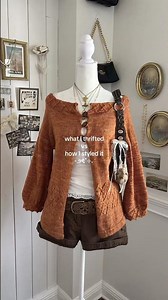 let the fall styling begin 🧸🍁#falloutfits #outfitinspo #thriftfinds #outfitideas #ootd