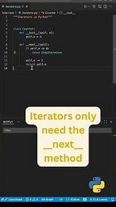 Iterators in python explained
