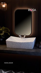 Marvel Decor by ROSA blends modern craftsmanship with everyday function. With refined contours, a flawless glaze, and contemporary appeal, it transforms your wash basin into a statement of understated grace. Discover more at rosa-bd.com #ROSA #BeyondBeauty | Rosa