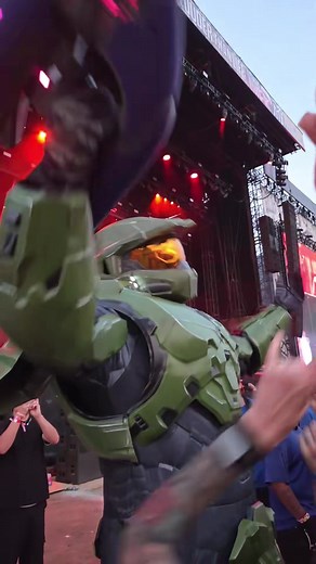 Master Chief Joins Breaking Benjamin on Stage