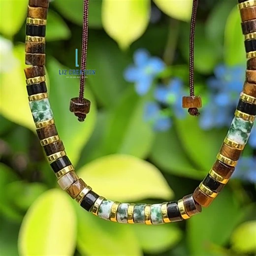 Minimalist Tiger Eye &tree Agate Crystal Dainty Bracelet -root Chakra, Nature Confidence Crystal Gift - Etsy