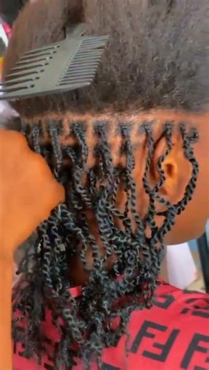 MACRO TWISTTTT 🔥🔥🔥#twist #braidtutorial #microtwists #kinkytwist