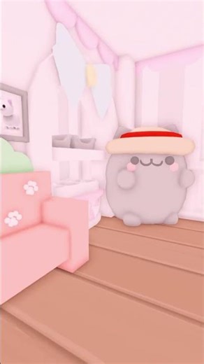 𐙚 ‧₊ ᓚᘏᗢ cheap kawaii pusheen grinding home house tour ♡ #adoptme #adoptmebuild #adoptmebuilding
