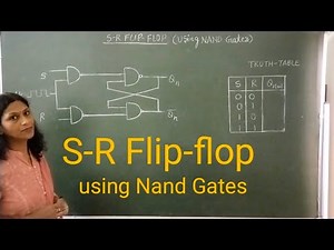 S-R FLIP-FLOP USING NAND GATES