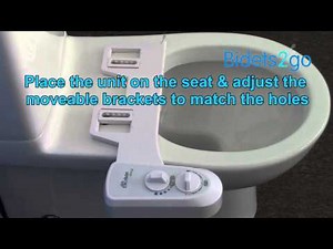 Installation of a Bio Bidet Elite3 on a close coupled toilet