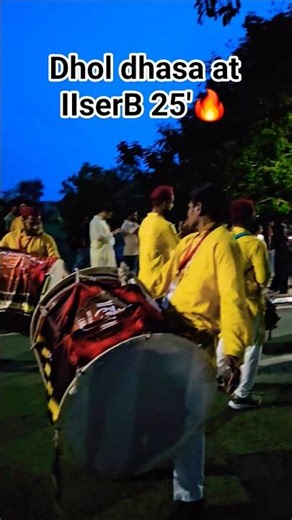 dhol dhasa at iiser bhopal | ganpati puja celebration 2025