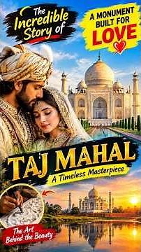 Why Was the Taj Mahal Built? ❤️ | The Story Behind India’s Most Famous Monument