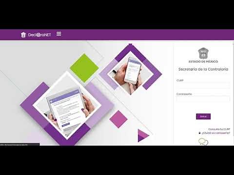 Declaración patrimonial Fácil 2021. Estado de México