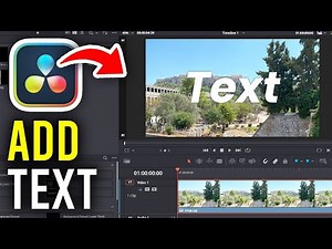 How To Add Text In Davinci Resolve - Beginner Tutorial