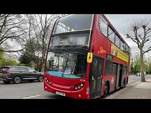 FRV Route 280:Tooting St George’s Hospital to Belmont Station E119 (LX09FBN) Enviro400 Trident