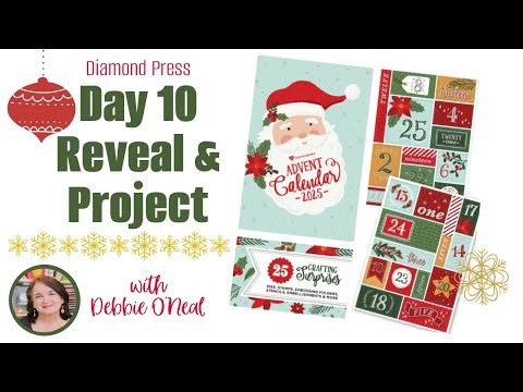 Day 10 Diamond Press Advent Calendar 2025 Reveal & Project