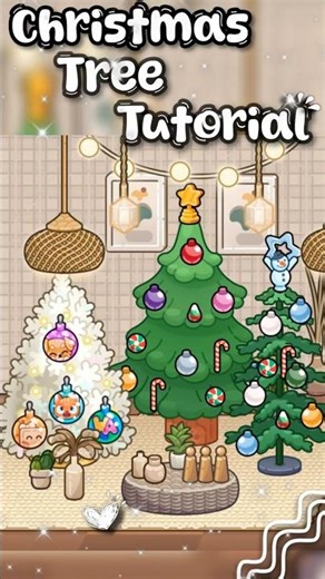 Christmas Tree Tutorial! Avatar World #avatarworld #christmas #fypシ #shorts
